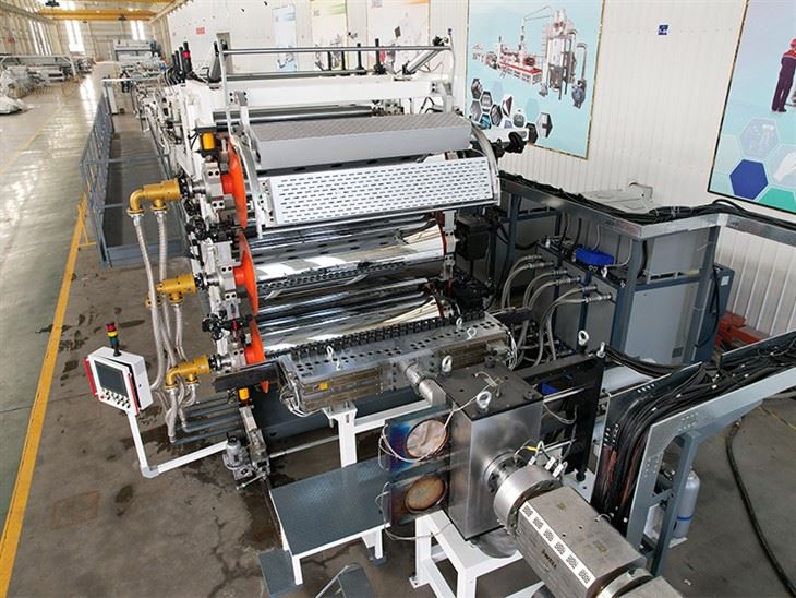 HDPE Automotive Liner Plate Composite Plate Extrusion Line high quality