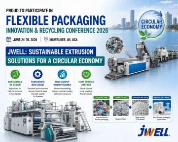 JWELL To Outline Sustainable Extrusion Roadmap At Flexible Packaging Innovati...