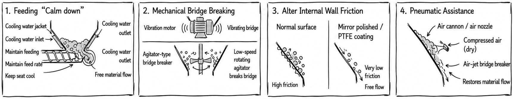 Engineered Extruder Hopper Bridging Solutions Engineered Extruder Hopper Bridging Solutions