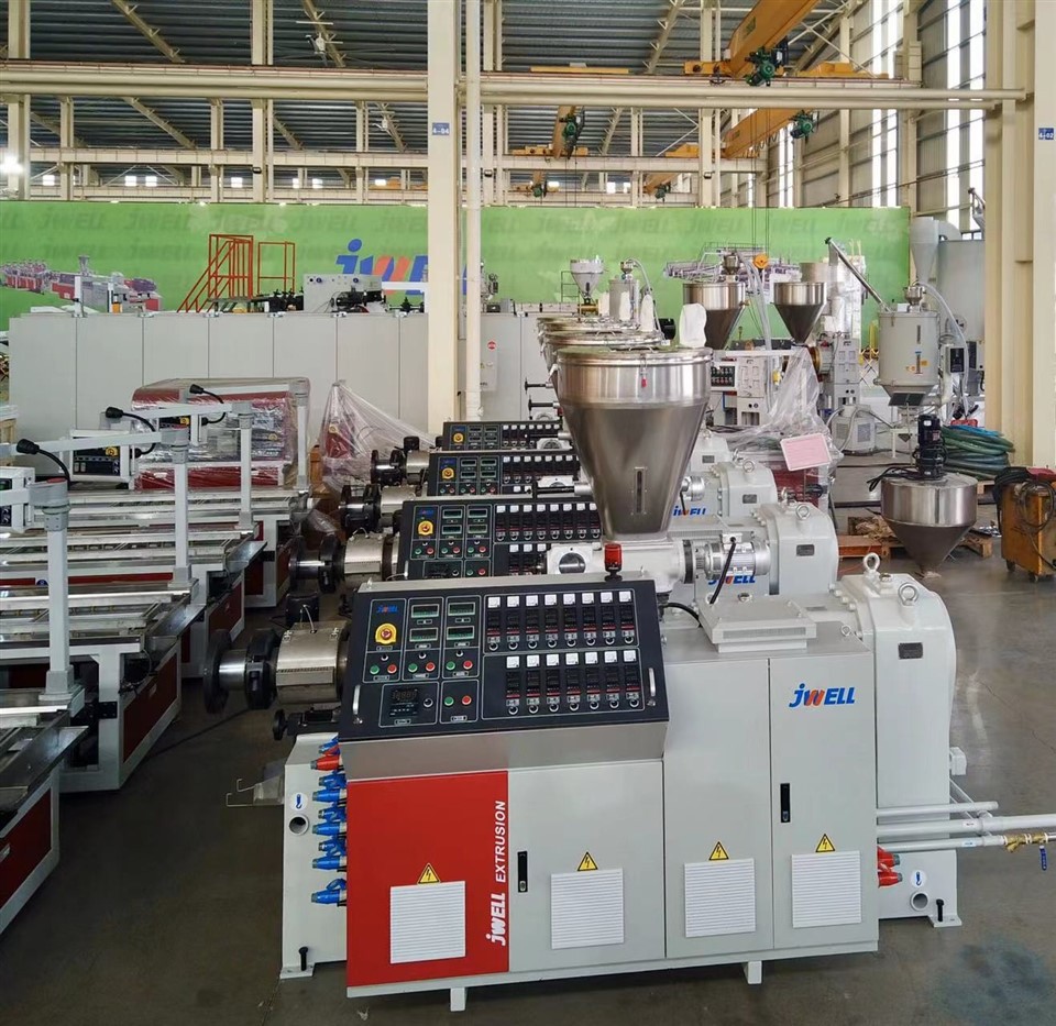 PVC PP PE PC ABS Small Profile Extrusion Line factory